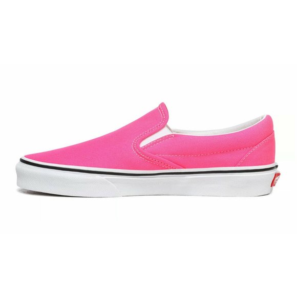 Vans Classic Slip On (Neon) Knockout Pink Sneakers - Picture 4 of 9